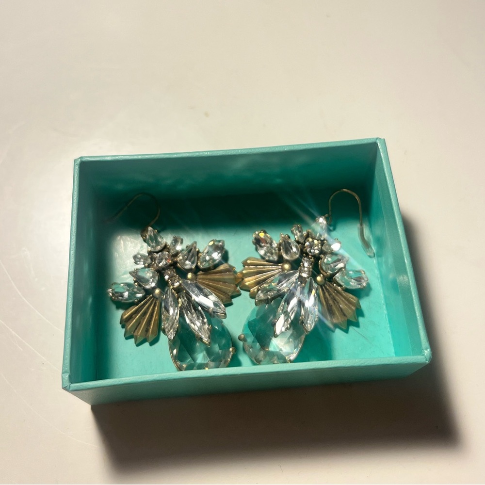 J. Crew Crystal Statement Earrings